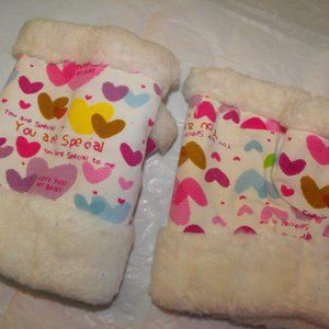 Faux Fur Lined Fingerless Gloves